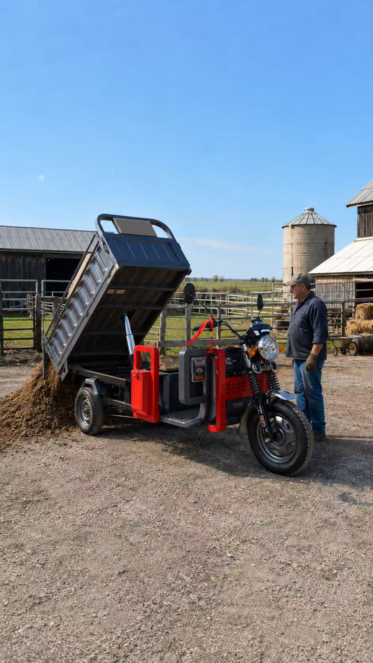 Safe Hydraulic Dumping Requires Control, Balance, and Slow Movement