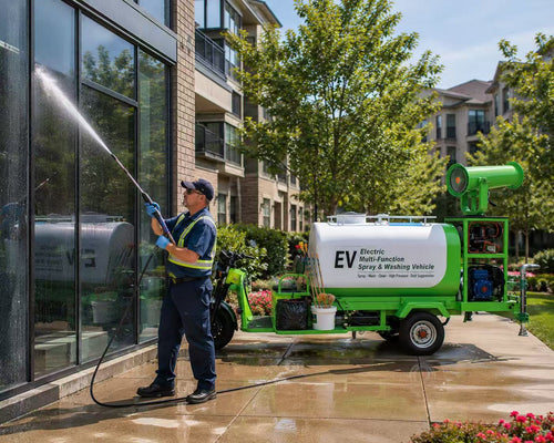 Mobile Pressure Washing Vehicle System – Cleaning, Watering & Dust Control Solution
