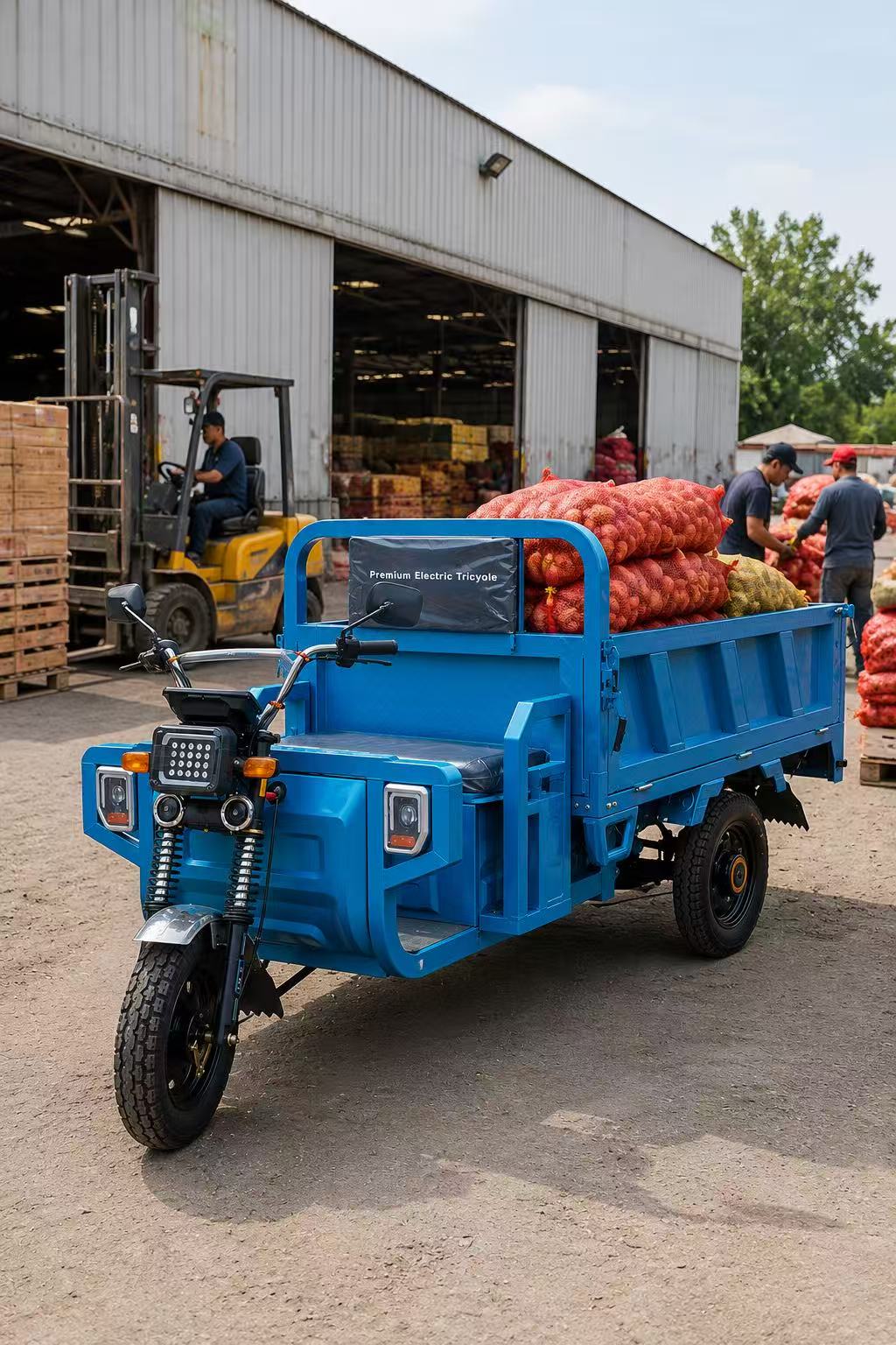 Electric Cargo Trike vs Wheelbarrow