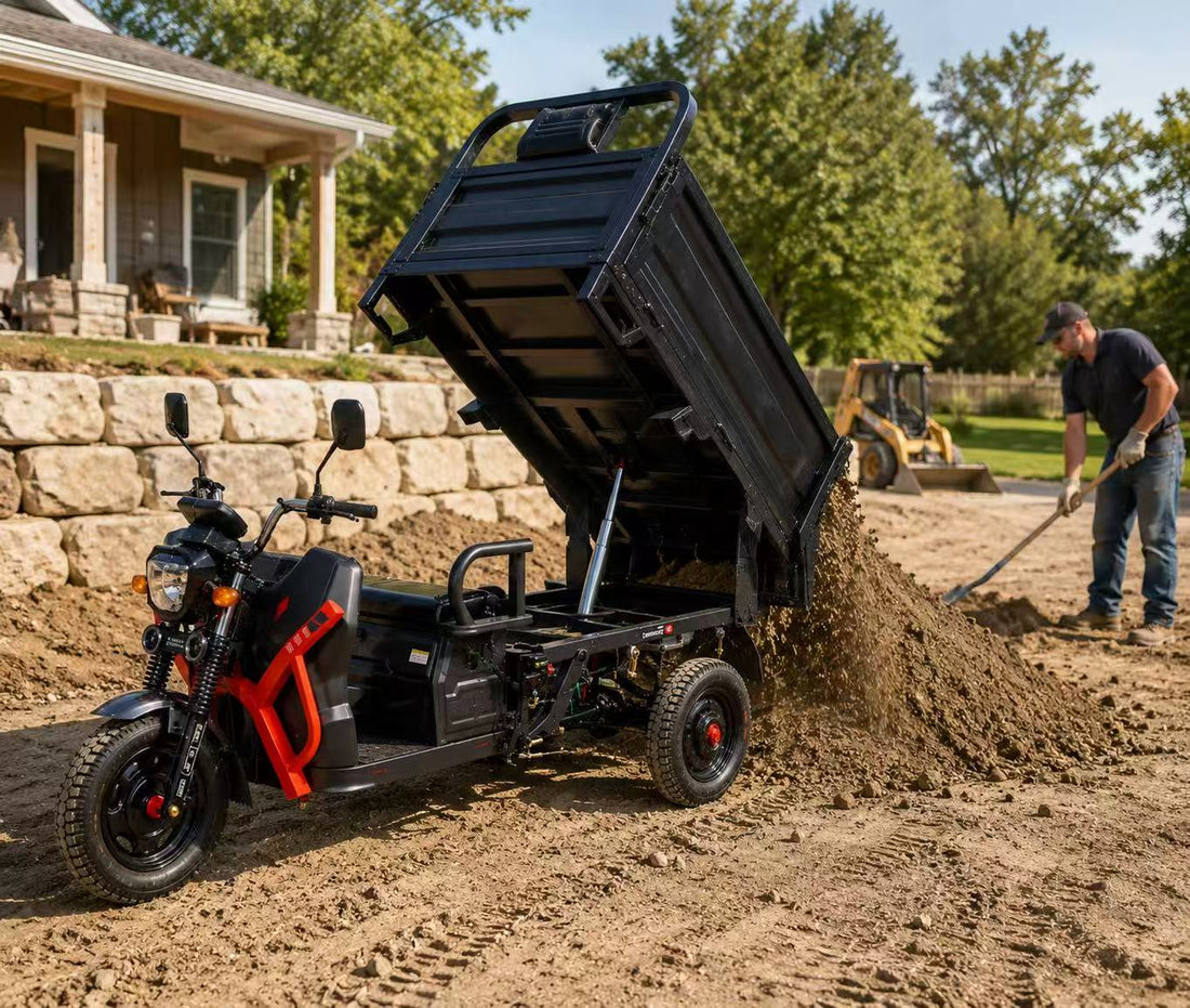 Planning the Dump Zone Before Using a Hydraulic Dump Utility Vehicle