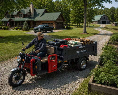 Electric Dump Vehicles: Connecting Every Part of Your Rural Property