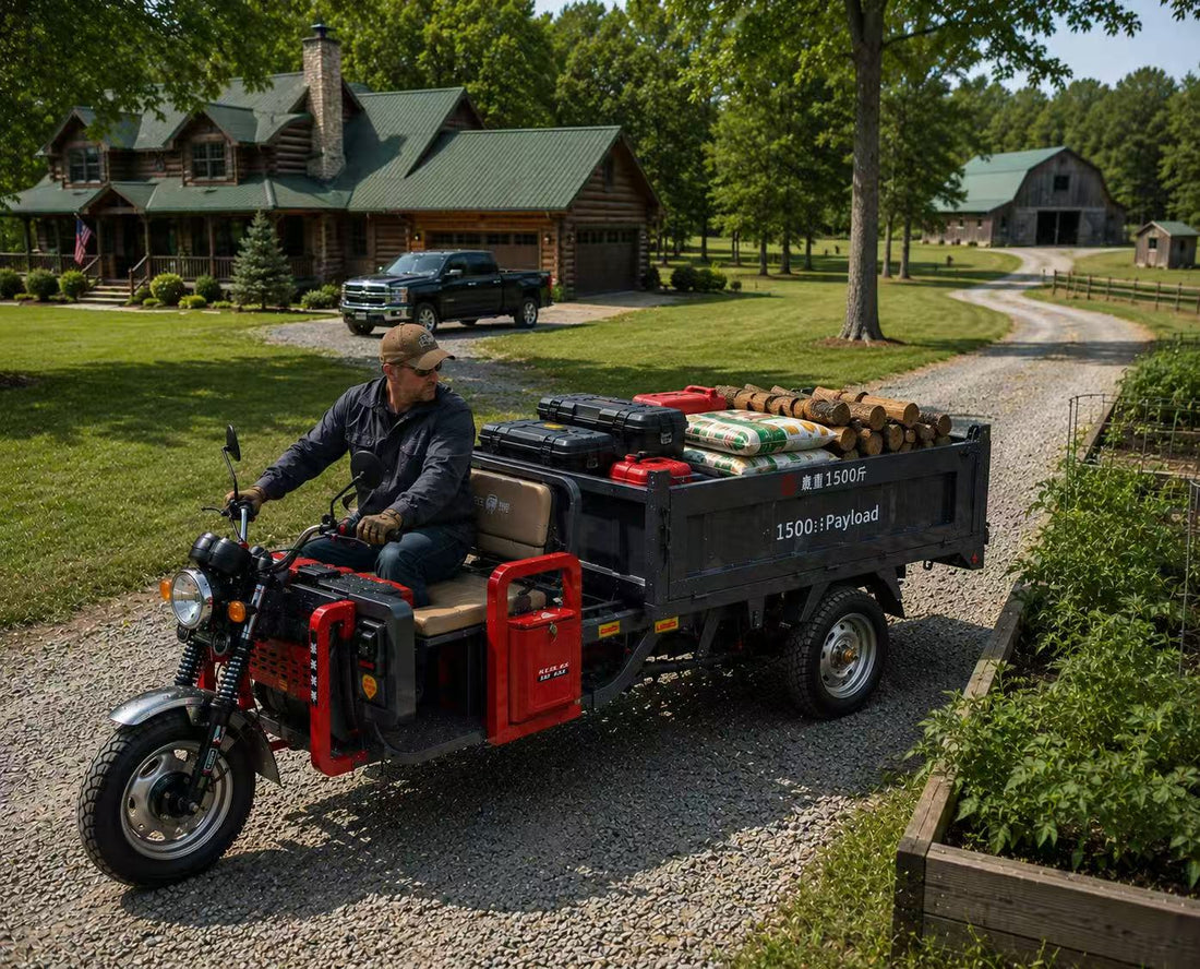 Electric Dump Vehicles: Connecting Every Part of Your Rural Property