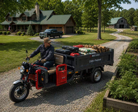 Electric Dump Vehicles: Connecting Every Part of Your Rural Property
