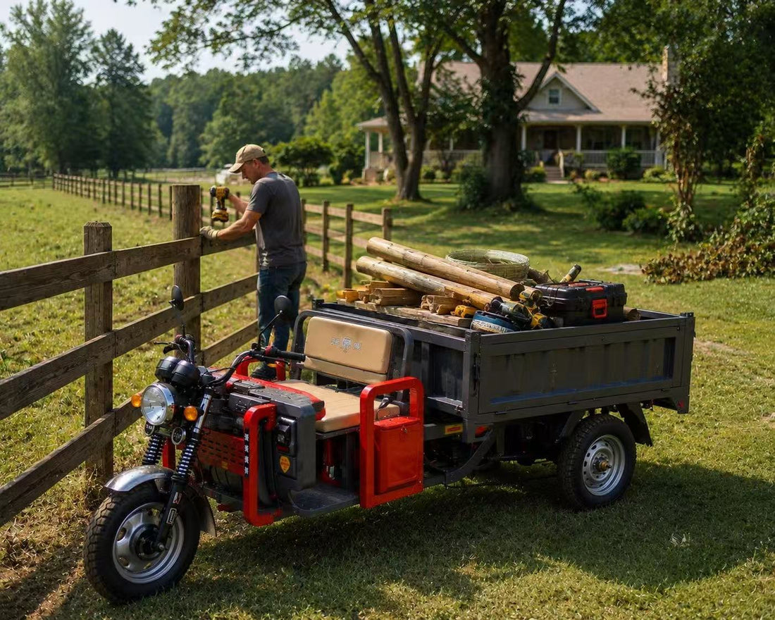 Electric Dump Vehicles: Easier Fence Repair for Large Rural Properties
