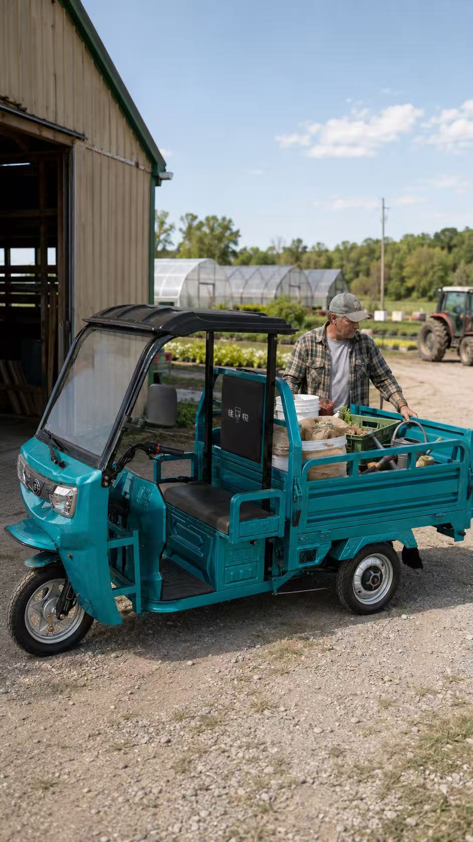 Electric Farm Utility Trike for Daily Farm Work