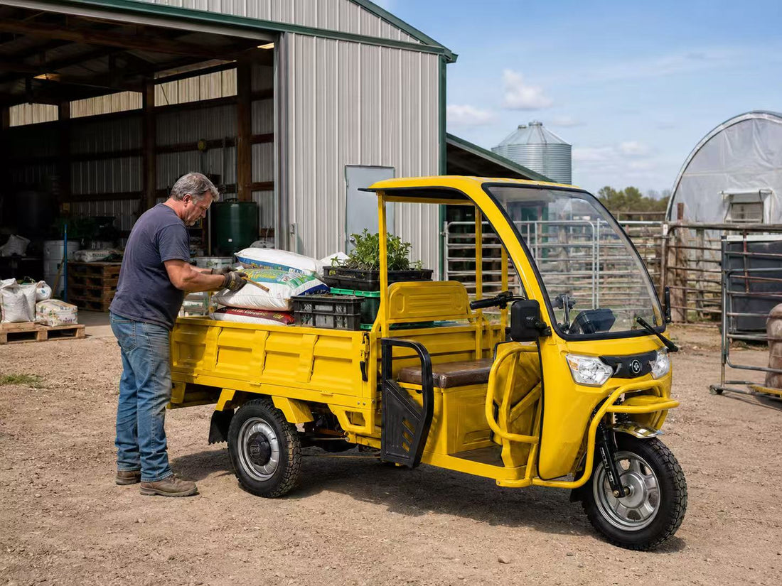 Electric Utility Tricycle for Farm Logistics