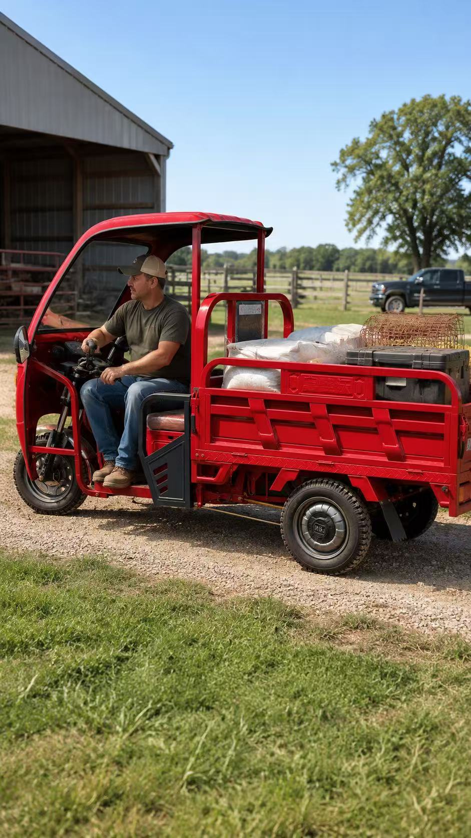  Electric Farm Utility Trike vs UTV
