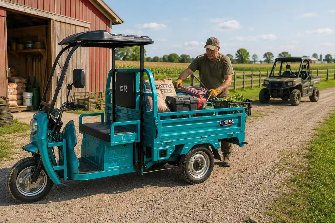 Electric Cargo Trike for Farm Work