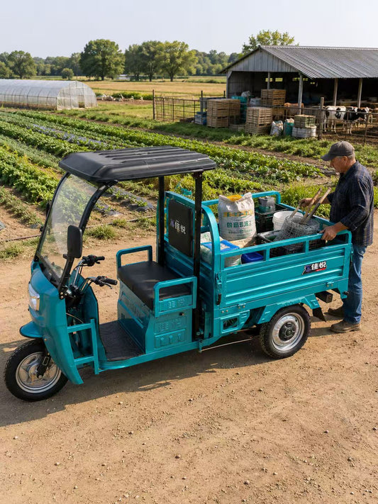 Electric Farm Cargo Trike for Daily Farm Routes