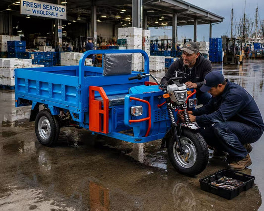 electric trike warranty comparison, multi-year motor warranty hidden limits, local farm repair shops, universal trike spare parts, long-term maintenance roi, coastal trike rust care