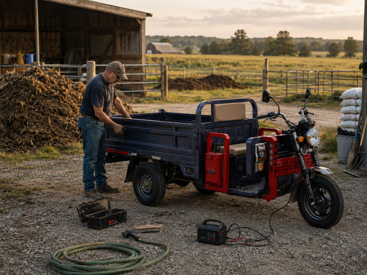 Keep Your Electric Dump Cart Ready for Tomorrow’s Work