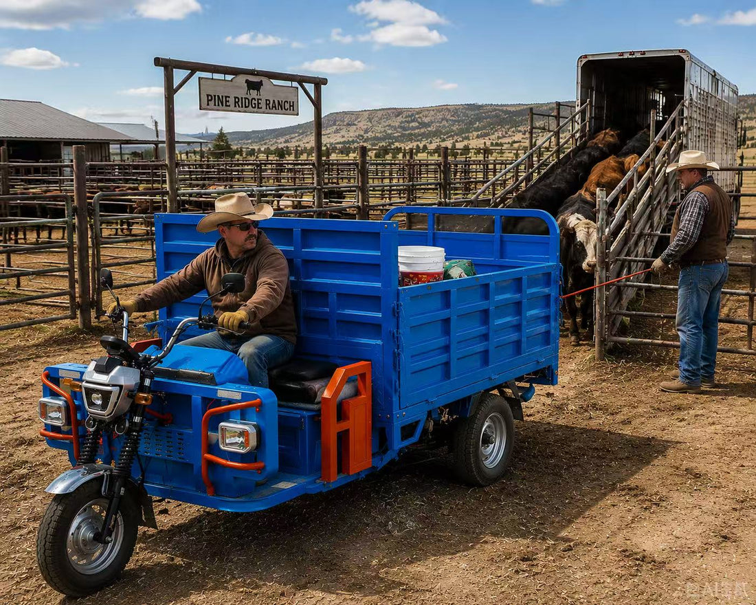 Ranch Livestock Handling System – 50KM Industrial Mobility Solution for Cattle & Feed Transport  ⸻