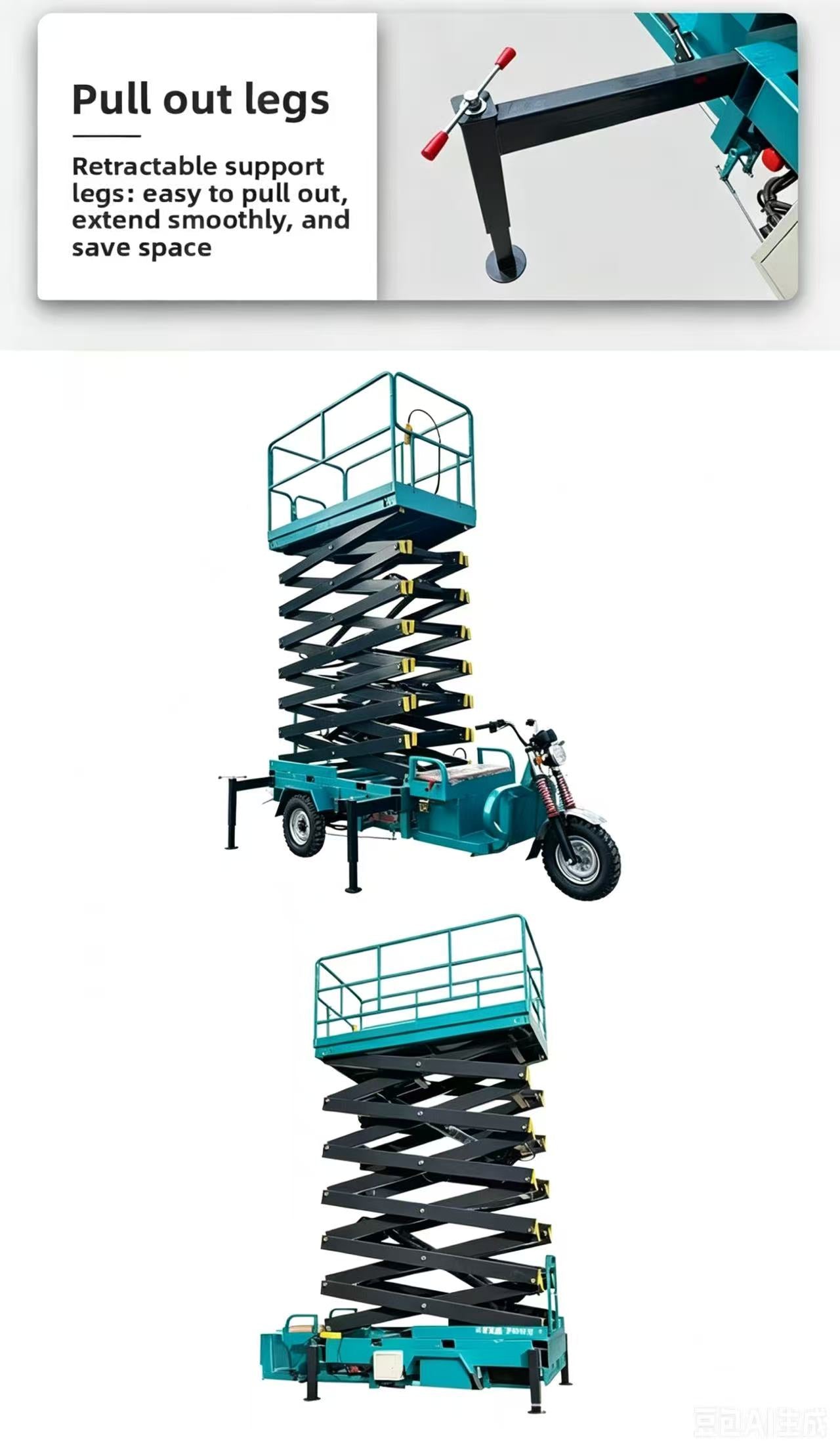 Electric Tricycle Scissor Lift