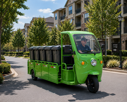 Eco Electric Municipal Cleaning Trike