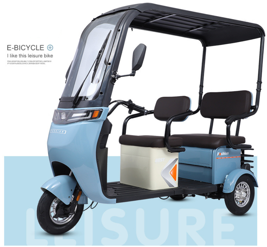 Electric tricycle for home use