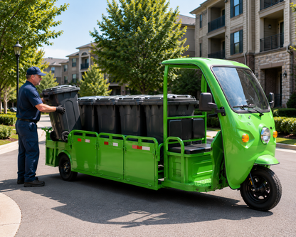 Eco Electric Municipal Cleaning Trike