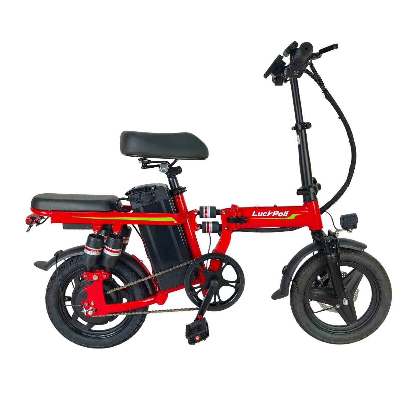 Foldable electric two-wheeled vehicle