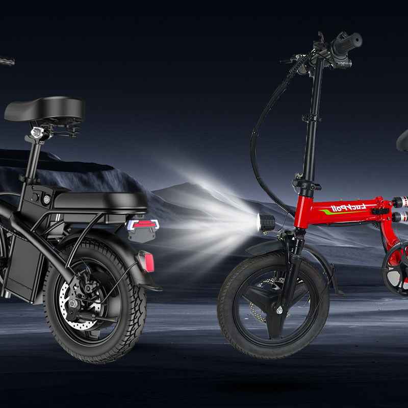 Foldable electric two-wheeled vehicle