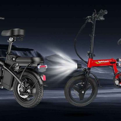 Foldable electric two-wheeled vehicle