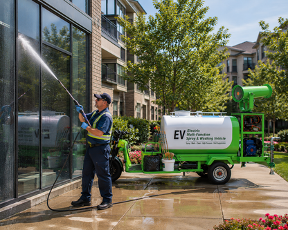 Electric 3-Wheel Fog Cannon Water Truck