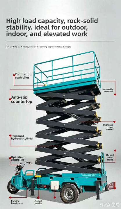Electric Tricycle Scissor Lift