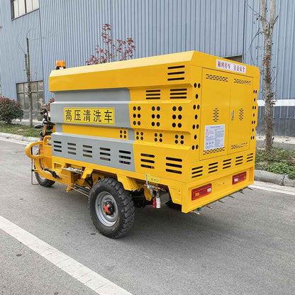 Property Sprinkler Truck 1000-Liter High-Pressure Cleaning Electric Tricycle