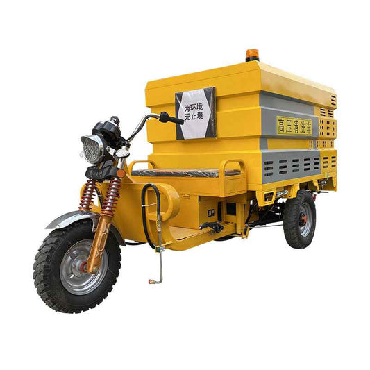 Property Sprinkler Truck 1000-Liter High-Pressure Cleaning Electric Tricycle